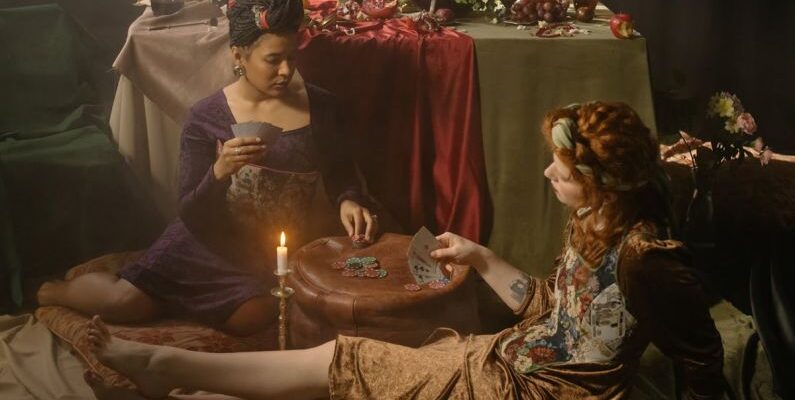 Festival Foods - Women Playing with Cards