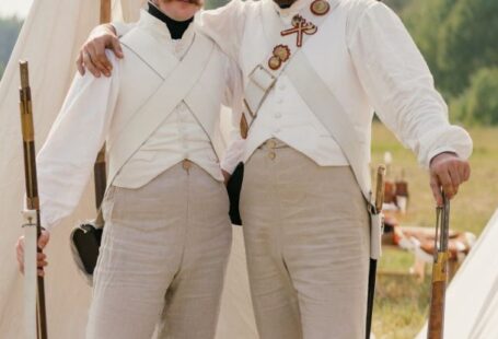 Historical Events - Men in Old Military Uniform