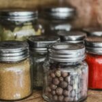 Culinary Traditions - Spice Bottles on Shelf