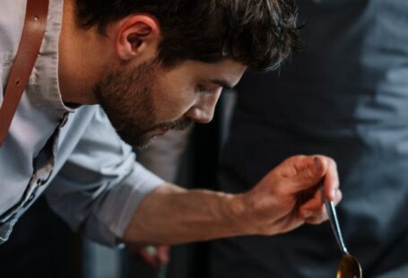 Sous-Vide Cooking - Man in White Dress Shirt Holding Silver Bowl