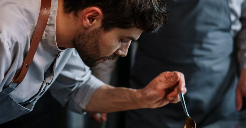 Sous-Vide Cooking - Man in White Dress Shirt Holding Silver Bowl