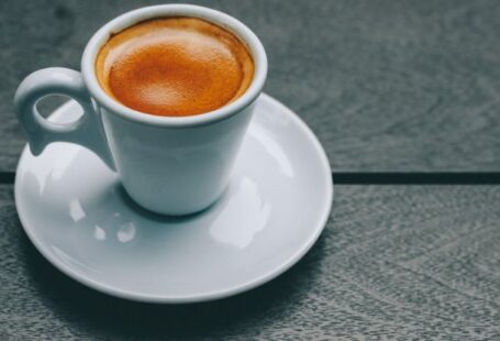 Espresso - White Ceramic Mug and Saucer